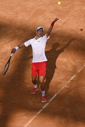 Photo Alfredo Falcone - LaPresse 18 09 2020 Roma (Italy) Tennis Novak Djokovic (SRB) vs Filip Krajnovic (SRB) Internazionali BNL d Italia 2020 In the pic:Novak Djokovic  Copyright: xAlfredoxFalcone LaPressex