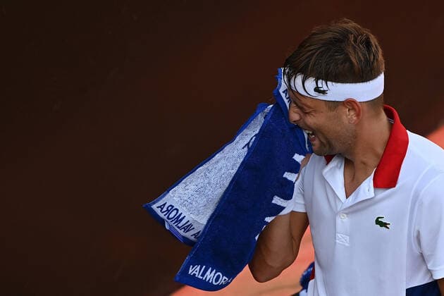 Photo Alfredo Falcone - LaPresse 18 09 2020 Roma (Italy) Tennis Novak Djokovic (SRB) vs Filip Krajnovic (SRB) Internazionali BNL d Italia 2020 In the pic:Filip Krajnovic  Copyright: xAlfredoxFalcone LaPressex