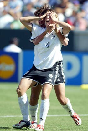 Nia Kuenzer Scores Winning Goal Germany V Sweden Womens World Cup Final 2003 Carson, Los Angeles, Usa 12 October 2003  Copyright: Allstar GrahamxWhitby 12847484