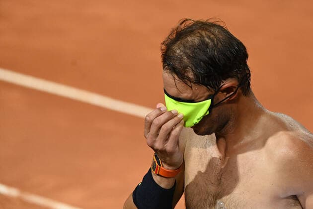 Photo Alfredo Falcone - LaPresse 18 09 2020 Roma (Italy) Tennis Dusan Lajovic (SRB) vs Rafael Nadal (ESP) Internazionali BNL d Italia 2020 In the pic:Rafael Nadal  Copyright: xAlfredoxFalcone LaPressex