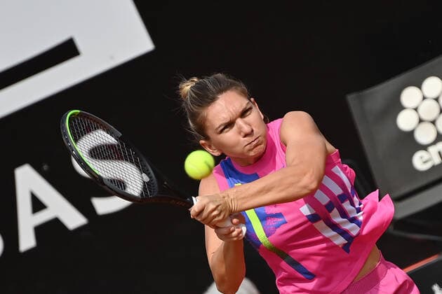 Photo Alfredo Falcone - LaPresse 19 09 2020 Roma (Italy) Tennis Simona Halep (ROU) vs Yulia Putintseva (KAZ) Internazionali BNL d Italia 2020 In the pic:Simona Halep  Copyright: xAlfredoxFalcone LaPressex
