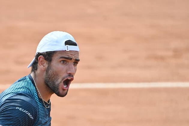 Photo Alfredo Falcone - LaPresse 19 09 2020 Roma (Italy) Tennis Matteo Berettini (ITA) vs Casper Ruud (NOR) Internazionali BNL d Italia 2020 In the pic:Matteo Berettini  Copyright: xAlfredoxFalcone LaPressex