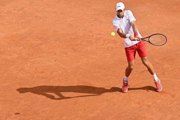 Photo Alfredo Falcone - LaPresse 19 09 2020 Roma (Italy) Tennis Novak Djokovic (SRB) vs Dominik Koepfer (GER) Internazionali BNL d Italia 2020 In the pic:Novak Djokovic  Copyright: xAlfredoxFalcone LaPressex