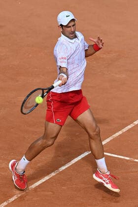Photo Alfredo Falcone - LaPresse 19 09 2020 Roma (Italy) Tennis Novak Djokovic (SRB) vs Dominik Koepfer (GER) Internazionali BNL d Italia 2020 In the pic:Novak Djokovic  Copyright: xAlfredoxFalcone LaPressex