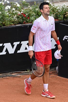 Photo Alfredo Falcone - LaPresse 19 09 2020 Roma (Italy) Tennis Novak Djokovic (SRB) vs Dominik Koepfer (GER) Internazionali BNL d Italia 2020 In the pic:Novak Djokovic  Copyright: xAlfredoxFalcone LaPressex
