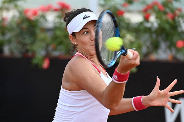 Photo Alfredo Falcone - LaPresse 19 09 2020 Roma (Italy) Tennis Victoria Azarenka (BLR) vs Garbine Muguruza (ESP) Internazionali BNL d Italia 2020 In the pic:Garbine Muguruza  Copyright: xAlfredoxFalcone LaPressex
