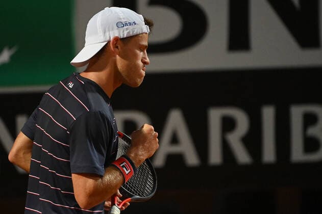 Photo Alfredo Falcone - LaPresse 19 09 2020 Roma (Italy) Tennis Rafael Nadal (ESP) vs Diego Schwartzman (ARG) Internazionali BNL d Italia 2020 In the pic:Diego Schwartzman  Copyright: xAlfredoxFalcone LaPressex