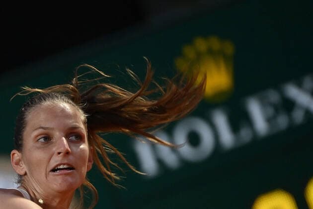 Photo Alfredo Falcone - LaPresse 19 09 2020 Roma (Italy) Tennis Elise Mertens (BEL) vs Karolina Pliskova (CZE) Internazionali BNL d Italia 2020 In the pic:Karolina Pliskova  Copyright: xAlfredoxFalcone LaPressex