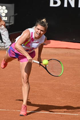Photo Alfredo Falcone - LaPresse 20 09 2020 Roma (Italy) Tennis Simona Halep (ROU) vs Garbine Muguruza (ESP) Internazionali BNL d Italia 2020 In the pic:Simona Halep  Copyright: xAlfredoxFalcone LaPressex