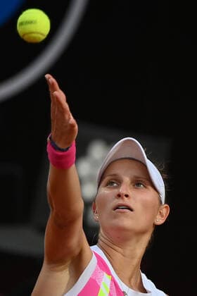 Photo Alfredo Falcone - LaPresse 20 09 2020 Roma (Italy) Tennis Marketa Vondrousova (CZE) vs Karolina Pliskova (CZE) Internazionali BNL d Italia 2020 In the pic:Marketa Vondrousova  Copyright: xAlfredoxFalcone LaPressex