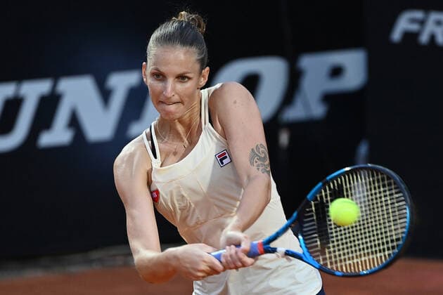 Photo Alfredo Falcone - LaPresse 20 09 2020 Roma (Italy) Tennis Marketa Vondrousova (CZE) vs Karolina Pliskova (CZE) Internazionali BNL d Italia 2020 In the pic:Karolina Pliskova  Copyright: xAlfredoxFalcone LaPressex
