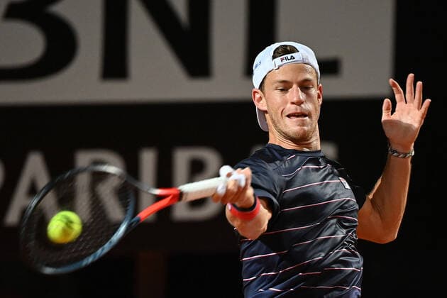 Photo Alfredo Falcone - LaPresse 20 09 2020 Roma (Italy) Tennis Denis Shapovalov (CAN) vs Diego Schwartzman (ARG) Internazionali BNL d Italia 2020 In the pic:Diego Schwartzman  Copyright: xAlfredoxFalcone LaPressex