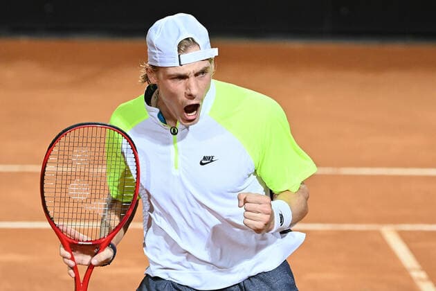 Photo Alfredo Falcone - LaPresse 20 09 2020 Roma (Italy) Tennis Denis Shapovalov (CAN) vs Diego Schwartzman (ARG) Internazionali BNL d Italia 2020 In the pic:Denis Shapovalov  Copyright: xAlfredoxFalcone LaPressex