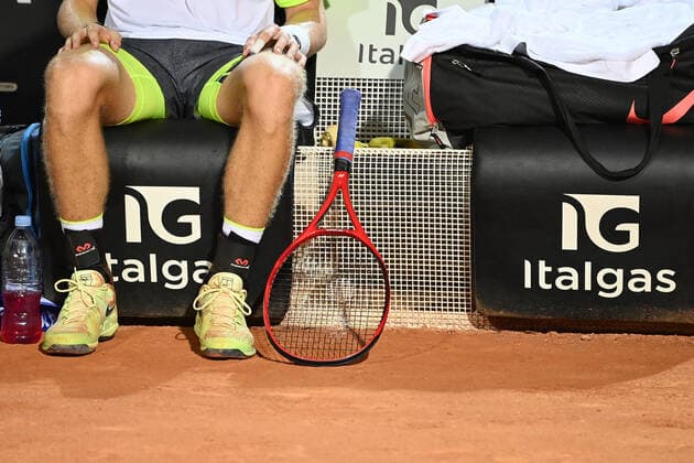 Photo Alfredo Falcone - LaPresse 20 09 2020 Roma (Italy) Tennis Denis Shapovalov (CAN) vs Diego Schwartzman (ARG) Internazionali BNL d Italia 2020 In the pic:Denis Shapovalov  Copyright: xAlfredoxFalcone LaPressex