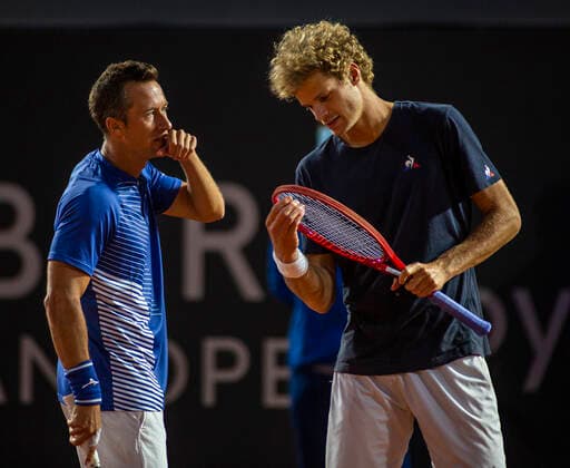 Philipp Kohlschreiber (GER), Yannick Hanfmann (GER) 20.09.20, Hamburg, Tennis am Rothenbaum, Tennis, ATP500, Hamburg European Open Â