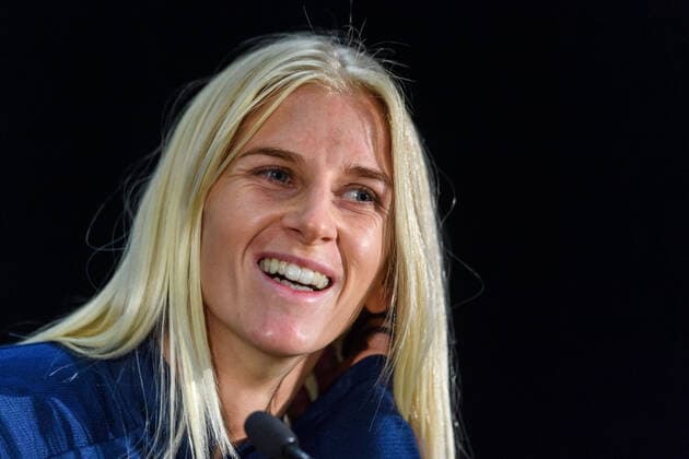 Fußball, Damen, Nationalteam Schweden Pressekonferenz 200921 Sofia Jakobsson during a press conference, PK, Pressekonferenz after a training with the Swedish women s national football team on September 21, 2020 in Reykjavik. Photo: Maxim ThorÃ BILDBYRAN kod MT MT0039 fotboll football soccer fotball träning presskonferens training practice press conference sverige sweden dam bbeng Copyright: MAXIMxTHORE BB200921BB309