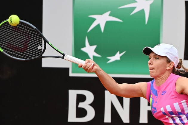 Photo Alfredo Falcone - LaPresse 21 09 2020 Roma (Italy) Tennis Karolina Pliskova (CZE) vs Simona Halep (ROU) women s final Internazionali BNL d Italia 2020 In the pic:Simona Halep  Copyright: xAlfredoxFalcone LaPressex