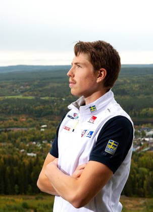 Ski Nordisch, Team Schweden Porträttermin 200921 William Poromaa poserar för ett porträtt under en pressträff med Sverige den 21 september 2020 i Solleftea. Copyright: NILSxJAKOBSSON BB200921NJ042