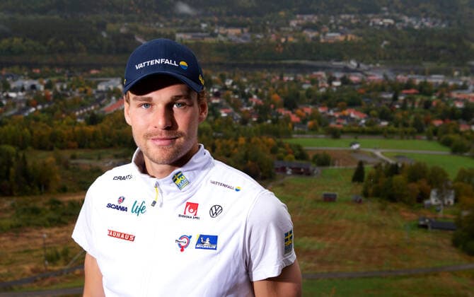 Ski Nordisch, Team Schweden Porträttermin 200921 Marcus Grate poserar för ett porträtt under en pressträff med Sverige den 21 september 2020 i Solleftea. Copyright: NILSxJAKOBSSON BB200921NJ047