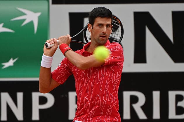 Photo Alfredo Falcone - LaPresse 21 09 2020 Roma (Italy) Tennis men s final Novak Djokovic (SRB) vs Diego Schwartzman (ARG) Internazionali BNL d Italia 2020 In the pic:Novak Djokovic  Copyright: xAlfredoxFalcone LaPressex