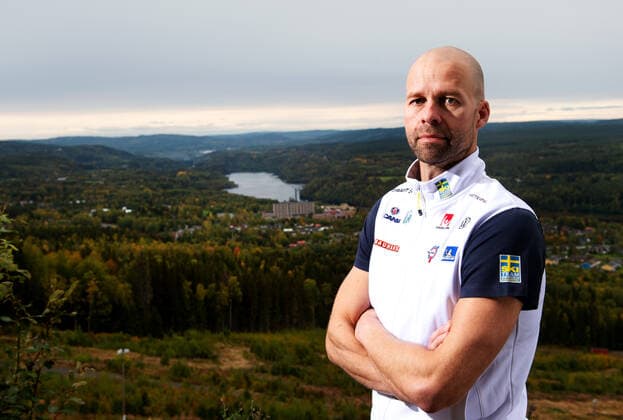 Ski Nordisch, Team Schweden Porträttermin 200921 Tränare Stefan Thomson poserar för ett porträtt under en pressträff med Sverige den 21 september 2020 i Solleftea. Copyright: NILSxJAKOBSSON BB200921NJ060