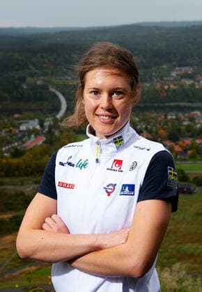 Ski Nordisch, Team Schweden Porträttermin 200921 Elina Rönnlund poserar för ett porträtt under en pressträff med Sverige den 21 september 2020 i Solleftea. Copyright: NILSxJAKOBSSON BB200921NJ065