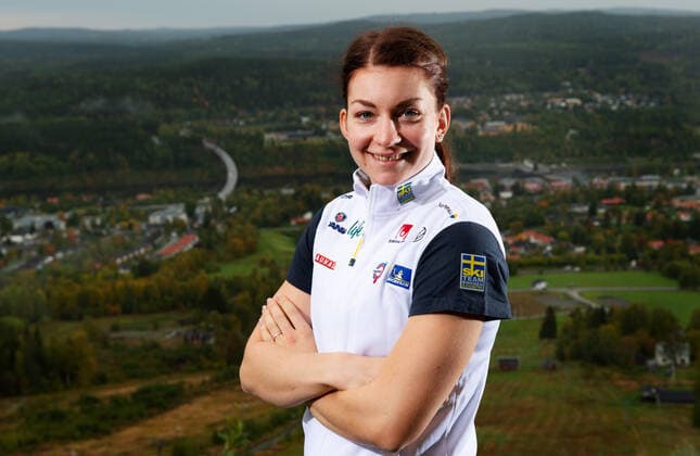 Ski Nordisch, Team Schweden Porträttermin 200921 Moa Olsson poserar för ett porträtt under en pressträff med Sverige den 21 september 2020 i Solleftea. Copyright: NILSxJAKOBSSON BB200921NJ067