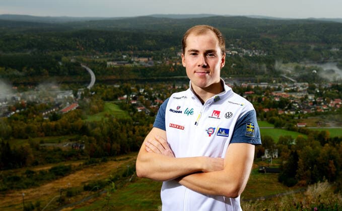 Ski Nordisch, Team Schweden Porträttermin 200921 Fredrik Andersson poserar för ett porträtt under en pressträff med Sveriges skidlandslag den 21 september 2020 i Solleftea. Copyright: NILSxJAKOBSSON BB200921NJ070