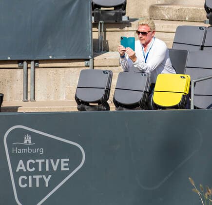Boris Becker (GER) beim Spiel von Philipp Kohlschreiber 22.09.20, Hamburg, Tennis am Rothenbaum, Tennis, ATP500, Hamburg European Open Â