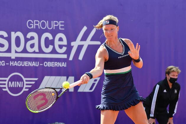 Tennis - Internationaux de Strasbourg 2020 - Kiki Bertens - Pays Bas - 23 09 2020 TENNIS : Internationaux de Strasbourg 2020 -France - 23 09 2020 ChrysleneCaillaud Panoramic 