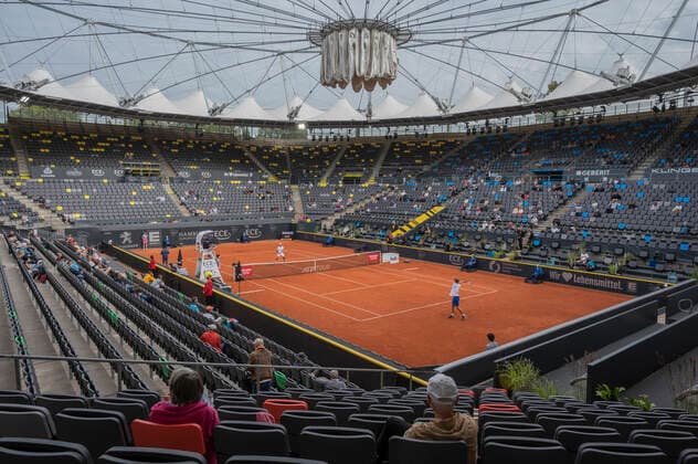 Hamburg European Open 2020 Tennis mit Publikum, aber im Verhältnis zum Fassungsvermögen nur mit kleiner Ausstattung Â
