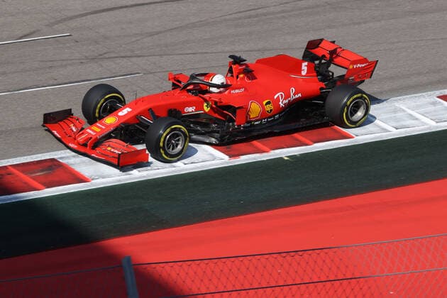 Motorsports: FIA Formula One World Championship, WM, Weltmeisterschaft 2020, Grand Prix of Russia, 5 Sebastian Vettel (GER, Scuderia Ferrari Mission Winnow), Sochi Russia