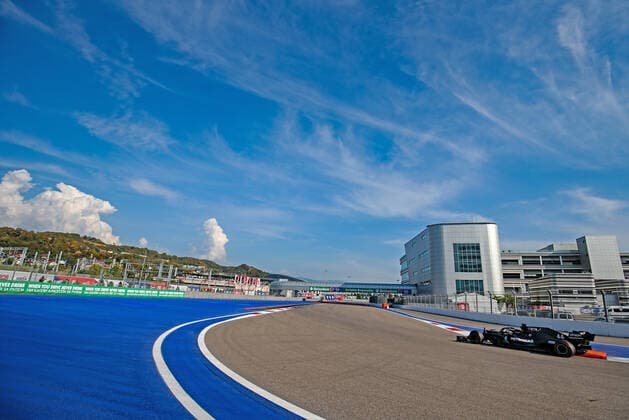Motorsports: FIA Formula One World Championship, WM, Weltmeisterschaft 2020, Grand Prix of Russia Motorsports: FIA Formula One World Championship 2020, Grand Prix of Russia, 44 Lewis Hamilton (GBR, Mercedes-AMG Petronas Formula One Team),