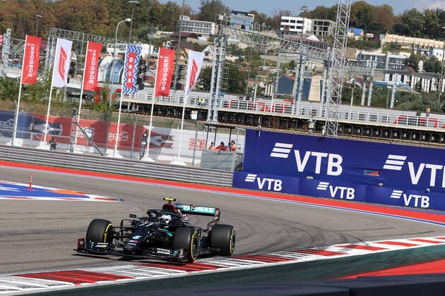 FORMULA 1 VTB RUSSIAN GRAND PRIX 2020 25.09.2020, Sochi Autodrom, Sochi, FORMULA 1 VTB RUSSIAN GRAND PRIX 2020 , im Bild Valtteri Bottas (FIN 77), Mercedes-AMG Petronas F1 Team