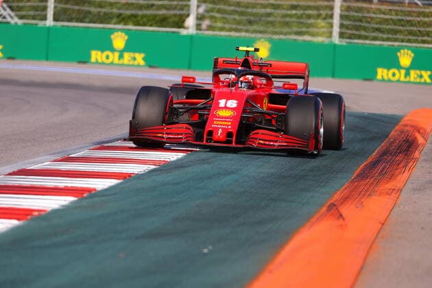 Motorsports: FIA Formula One World Championship, WM, Weltmeisterschaft 2020, Grand Prix of Russia, 16 Charles Leclerc (MCO, Scuderia Ferrari Mission Winnow), Sochi Russia