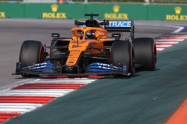 Motorsports: FIA Formula One World Championship, WM, Weltmeisterschaft 2020, Grand Prix of Russia, 55 Carlos Sainz (ESP, McLaren F1 Team), Sochi Russia
