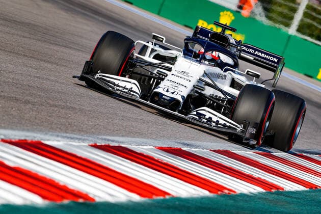 26 KVYAT Daniil (rus), Scuderia AlphaTauri Honda AT01, action during the Formula 1 VTB Russian Grand Prix 2020, from September 25 to 27, 2020 on the Sochi Autodrom, in Sochi, Russia FORMULE 1 : Grand prix de Russie - 25 09 2020 DPPI PANORAMIC  26_00120022_LF11270