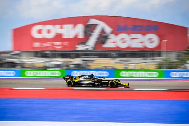 Motorsports: FIA Formula One World Championship, WM, Weltmeisterschaft 2020, Grand Prix of Russia Motorsports: FIA Formula One World Championship 2020, Grand Prix of Russia, 3 Daniel Ricciardo (AUS, Renault DP World F1 Team),