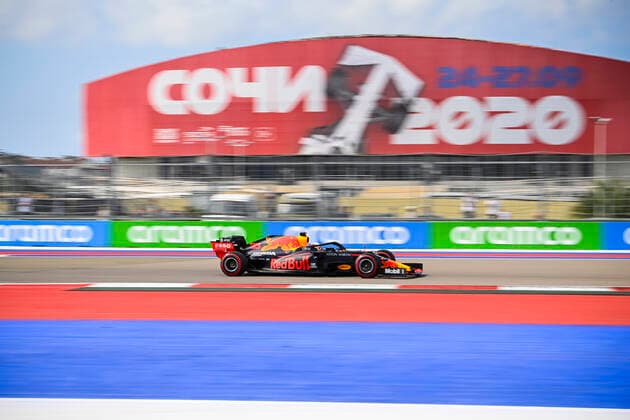 Motorsports: FIA Formula One World Championship, WM, Weltmeisterschaft 2020, Grand Prix of Russia Motorsports: FIA Formula One World Championship 2020, Grand Prix of Russia, 23 Alexander Albon (THA, Aston Martin Red Bull Racing),