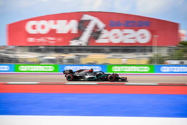 Motorsports: FIA Formula One World Championship, WM, Weltmeisterschaft 2020, Grand Prix of Russia Motorsports: FIA Formula One World Championship 2020, Grand Prix of Russia, 77 Valtteri Bottas (FIN, Mercedes-AMG Petronas Formula One Team),