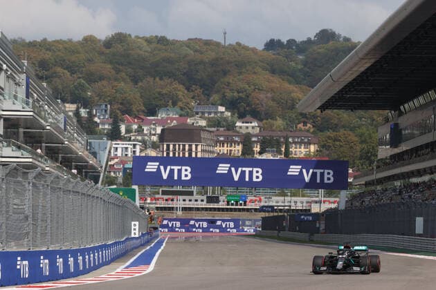 Motorsports: FIA Formula One World Championship, WM, Weltmeisterschaft 2020, Grand Prix of Russia, 44 Lewis Hamilton (GBR, Mercedes-AMG Petronas Formula One Team), Sochi Russia