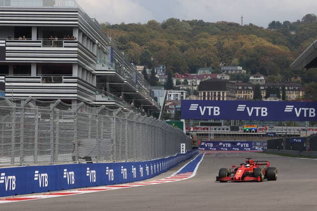 Motorsports: FIA Formula One World Championship, WM, Weltmeisterschaft 2020, Grand Prix of Russia, 5 Sebastian Vettel (GER, Scuderia Ferrari Mission Winnow), Sochi Russia