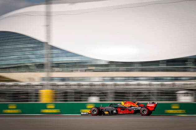 Motorsports: FIA Formula One World Championship, WM, Weltmeisterschaft 2020, Grand Prix of Russia, 33 Max Verstappen (NLD, Aston Martin Red Bull Racing), Sochi Russia