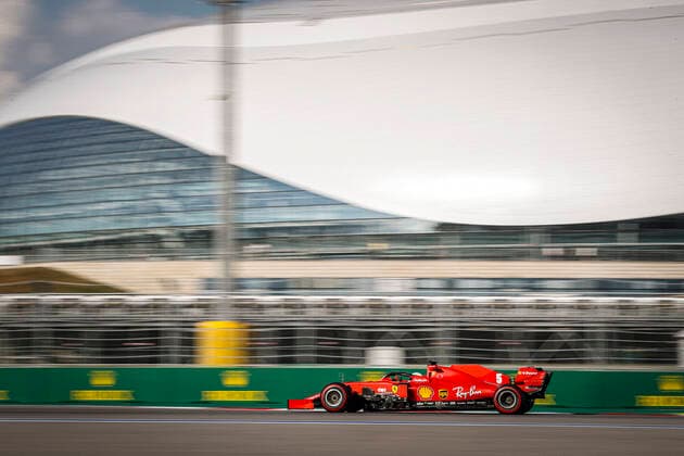 Motorsports: FIA Formula One World Championship, WM, Weltmeisterschaft 2020, Grand Prix of Russia, 5 Sebastian Vettel (GER, Scuderia Ferrari Mission Winnow), Sochi Russia