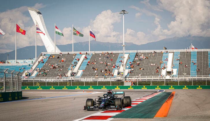 Motorsports: FIA Formula One World Championship, WM, Weltmeisterschaft 2020, Grand Prix of Russia, 44 Lewis Hamilton (GBR, Mercedes-AMG Petronas Formula One Team), Sochi Russia