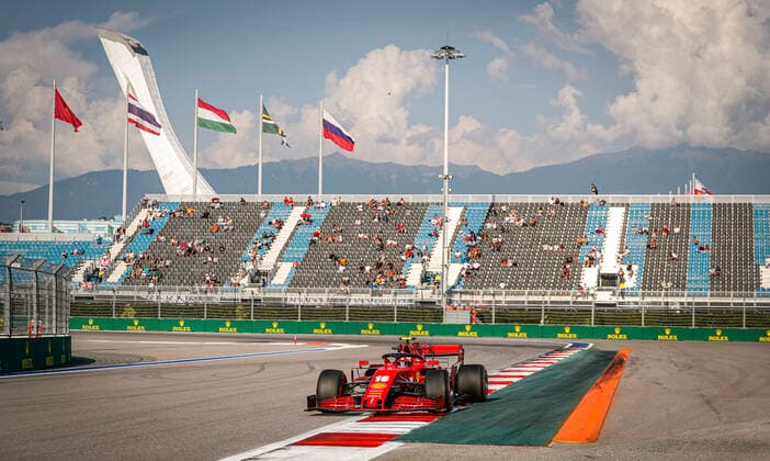 Motorsports: FIA Formula One World Championship, WM, Weltmeisterschaft 2020, Grand Prix of Russia, 16 Charles Leclerc (MCO, Scuderia Ferrari Mission Winnow), Sochi Russia