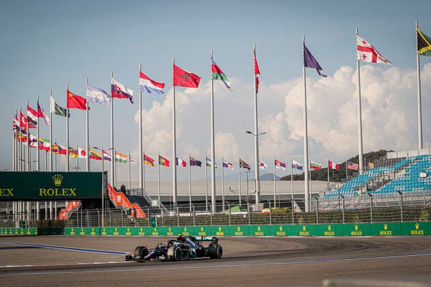 Motorsports: FIA Formula One World Championship, WM, Weltmeisterschaft 2020, Grand Prix of Russia, 77 Valtteri Bottas (FIN, Mercedes-AMG Petronas Formula One Team), Sochi Russia