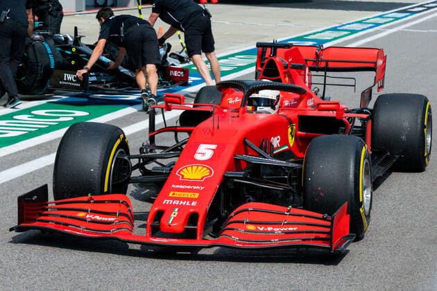 Motorsports: FIA Formula One World Championship, WM, Weltmeisterschaft 2020, Grand Prix of Russia Motorsports: FIA Formula One World Championship 2020, Grand Prix of Russia, 5 Sebastian Vettel (GER, Scuderia Ferrari Mission Winnow),