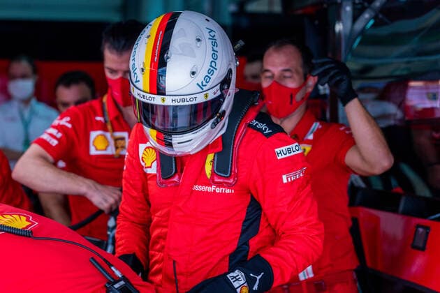 Motorsports: FIA Formula One World Championship, WM, Weltmeisterschaft 2020, Grand Prix of Russia Motorsports: FIA Formula One World Championship 2020, Grand Prix of Russia, 5 Sebastian Vettel (GER, Scuderia Ferrari Mission Winnow),