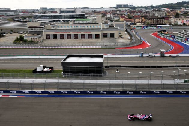 Motorsports: FIA Formula One World Championship, WM, Weltmeisterschaft 2020, Grand Prix of Russia Motorsports: FIA Formula One World Championship 2020, Grand Prix of Russia, 18 Lance Stroll (CAN, BWT Racing Point F1 Team),